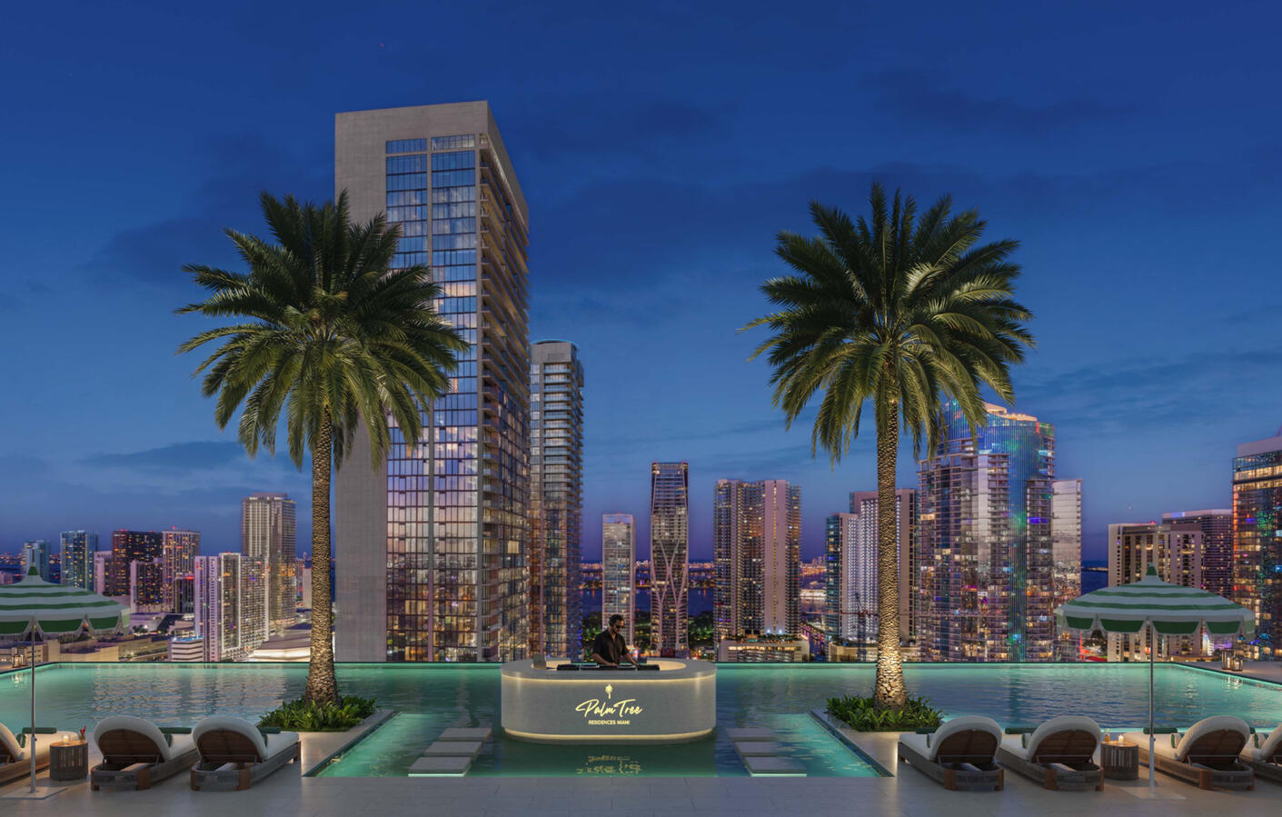 Rooftop pool Deck